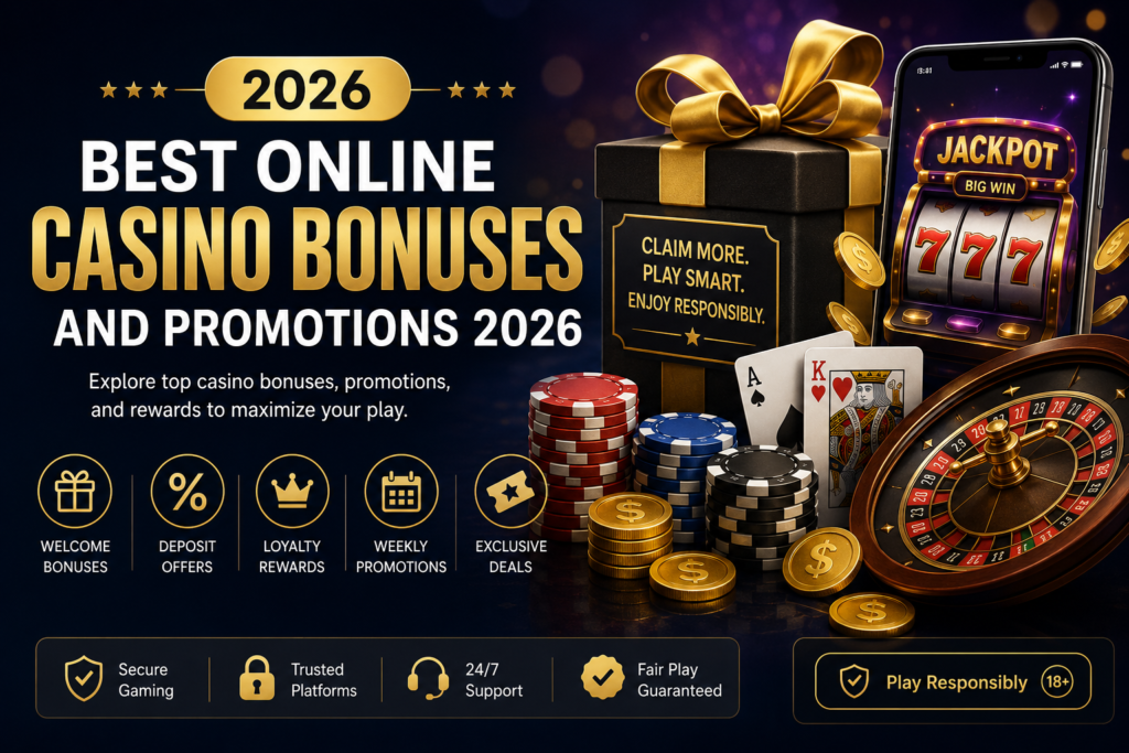 Online Casino Bonuses 2026: No Agent Promos to Withdraw Instant Money
