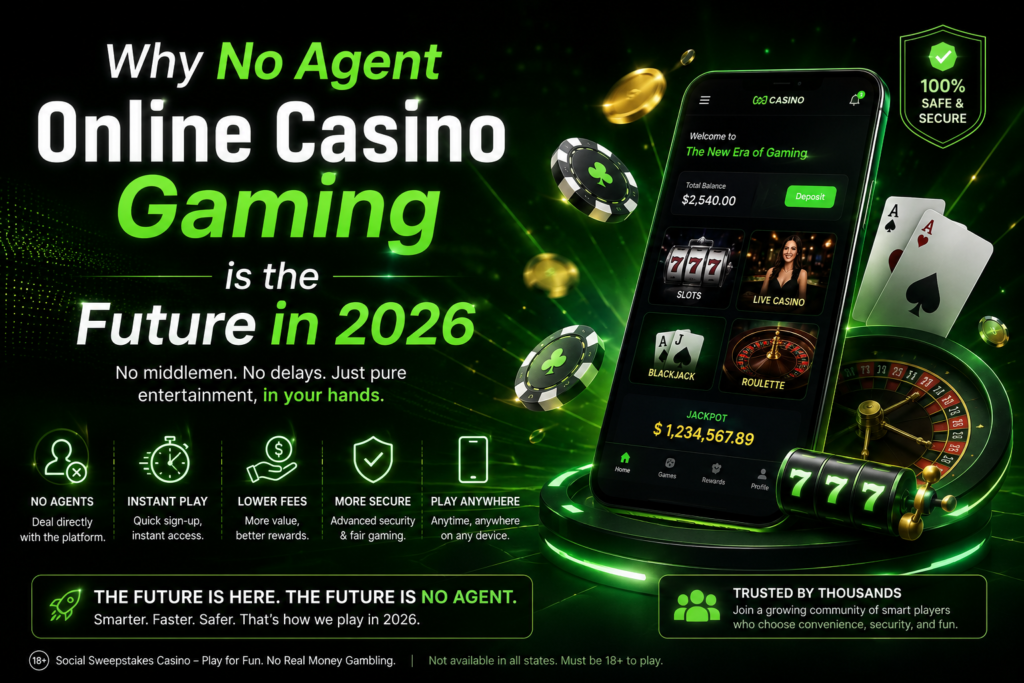 Why No Agent Online Casino Gaming is the Future in 2026